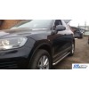 Volkswagen Touareg 2010-2018 Бічні пороги Premium (2 шт, нерж) 60 мм - 53332-11