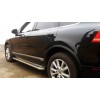 Volkswagen Touareg 2010-2018 Бічні пороги Premium (2 шт, нерж) 60 мм - 53332-11