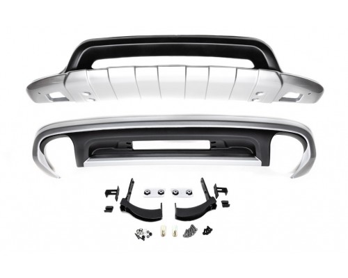 Передняя и задняя накладки V1 (2014-2021) для Volkswagen Touareg 2010-2018 - 55383-11