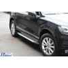 Боковые пороги Line (2 шт., алюминий) для Volkswagen Touareg 2010-2018 - 65597-11