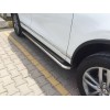 Бічні пороги Maydos V2 (2 шт., Алюміній -2021 нерж) для Volkswagen Touareg 2010-2018 - 52009-11