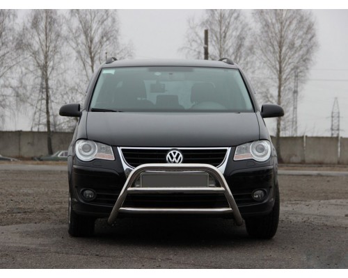 Кенгурятник WT022 (нерж) для Volkswagen Touran 2003-2010