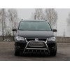 Кенгурятник WT003 (нерж) 51 мм, без напису для Volkswagen Touran 2003-2010