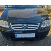 Накладки на решітку (6 шт, нерж) 2003-2006 рік для Volkswagen Touran 2003-2010
