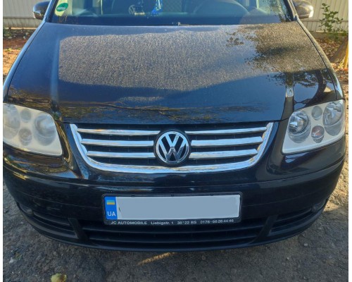 Накладки на решітку (6 шт, нерж) 2003-2006 рік для Volkswagen Touran 2003-2010 - 53323-11