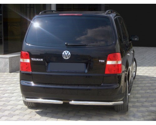 Задні куточки AK003 (2 шт, нерж) для Volkswagen Touran 2003-2010