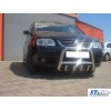 Кенгурятник QT006 (нерж) для Volkswagen Touran 2003-2010