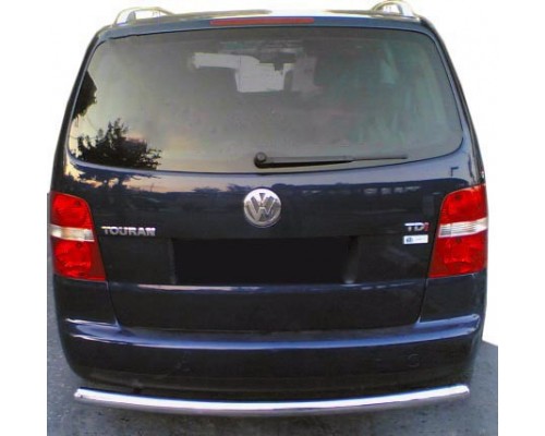 Задній захист AK002 (1 шт, нерж) для Volkswagen Touran 2003-2010