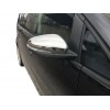Накладки на зеркала (2 шт, нерж) OmsaLine - Итальянская нержавейка для Volkswagen Touran 2010-2015 - 65633-11
