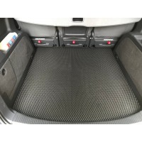 Коврик багажника (EVA, 5 мест, черный) для Volkswagen Touran 2010-2015