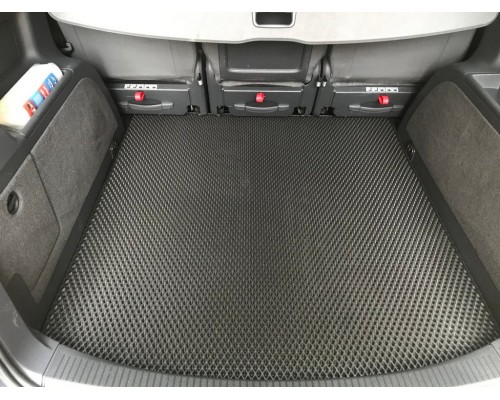 Коврик багажника (EVA, 5 мест, черный) для Volkswagen Touran 2010-2015 - 75107-11