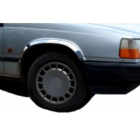 Накладки на арки (4 шт, нерж) для Volvo 940/960 1990-1997