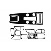 Накладки на панель Карбон для Volvo S40 2004-2012