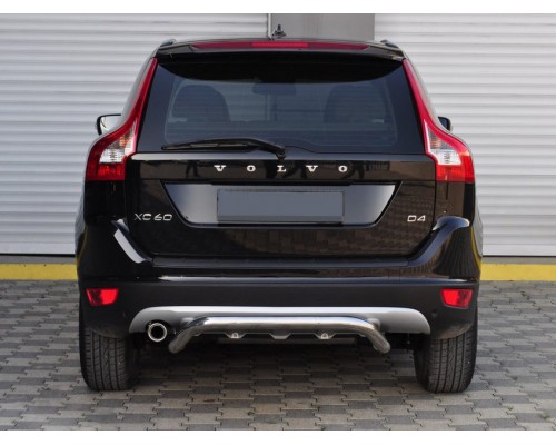 Задняя защита AK007 (нерж) для Volvo XC60 2009-2017