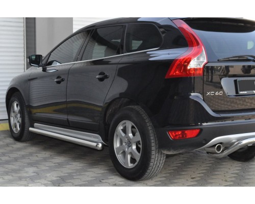 Бічні труби BB004 (2 шт, нерж) для Volvo XC60 2009-2017