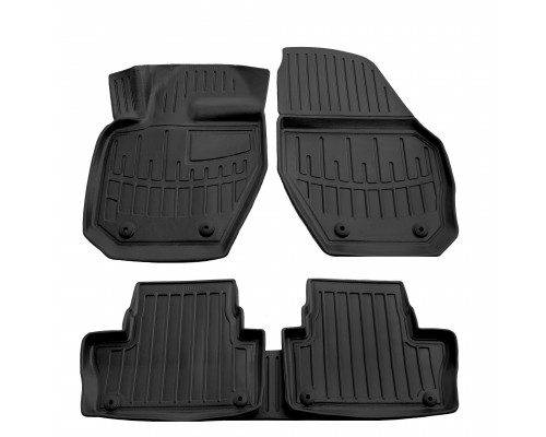 Резиновые коврики Stingray 3D (5 шт) для Volvo XC60 2009-2017 гг
