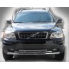 Передній захист ST014-2 (нерж) для Volvo XC90 2002-2016