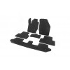 Полиуретановые коврики (EVA, черные) 7 местный, 3 ряда для Volvo XC90 2002-2016 - 76155-11