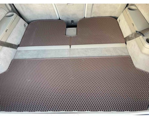 Килимок багажника з 3 частин (EVA, цегляний) для Volvo XC90 2002-2016