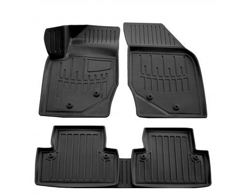 Резиновые коврики Stingray 3D (5 шт) для Volvo XC90 2002-2014 гг