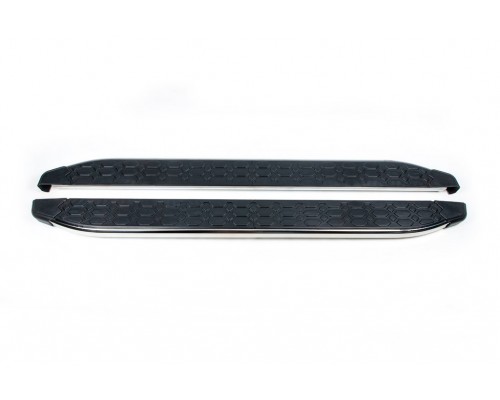 Боковые пороги BlackLine (2 шт., алюминий) для Volvo XC90 2015+ - 68472-11