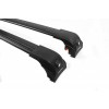 Поперечины на интегрированные рейлинги с ключом Ecem V2 (2 шт) до 120 см, Серые для Volvo XC90 2015- гг