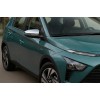 Накладки на Зеркала (2 шт., Нержавейка) для Hyundai Bayon 2021- гг
