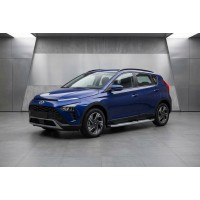 Боковые Подножки Mevsim Grey (2 шт., Алюминий) для Hyundai Bayon 2021- гг
