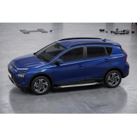 Боковые Подножки Line (2 шт., Алюминий) для Hyundai Bayon 2021- гг