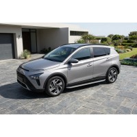 Боковые Подножки Tayga Grey (2 шт., Алюминий) для Hyundai Bayon 2021- гг