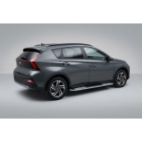 Боковые Подножки Tayga V2 (2 шт., Алюминий) для Hyundai Bayon 2021- гг