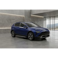 Боковые Подножки Vision New Black (2 шт., Алюминий) для Hyundai Bayon 2021- гг