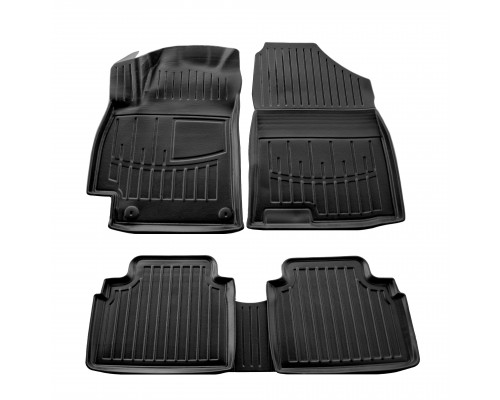 Резиновые коврики Stingray 3D (5 шт) для Hyundai Elantra (CN7) 2020- гг