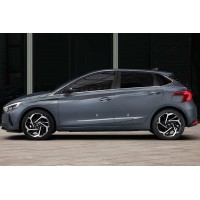 Дверные молдинги OmsaLine (4 шт, нержавейка) для Hyundai I-20 2020- гг