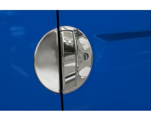 Хромированные Накладки на Ручки (4 шт, Пластик) для Hyundai Porter 2004- гг