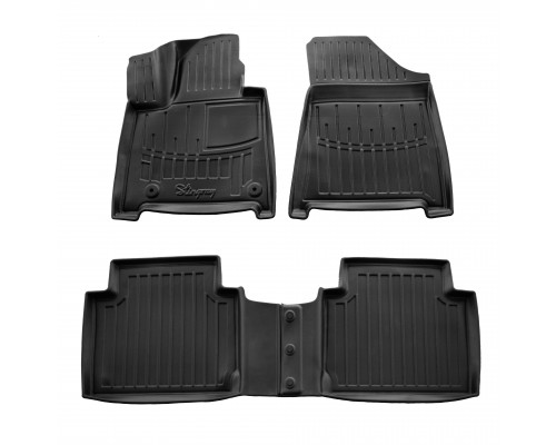 Резиновые коврики Stingray 3D (4 шт) для Hyundai Santa Fe 5 2023- гг