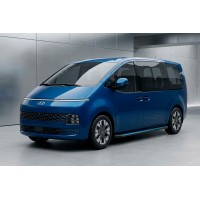 Боковые Подножки Maya Blue (2 шт., Алюминий) для Hyundai Staria 2021- гг