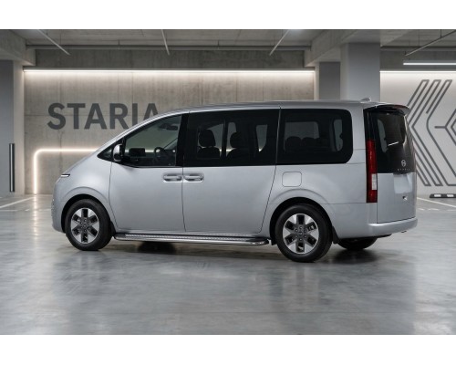 Боковые Подножки Maydos V2 (2 шт., Алюминий и Нержавейка) для Hyundai Staria 2021- гг