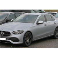 Накладки на зеркала (2 шт, нержавейка) для Mercedes C-class W206 2022- гг