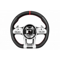 Руль AMG-Style (Черный -2026 Красный) для Mercedes CL-class C216 2006-2014 гг