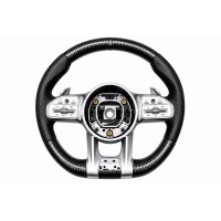 Руль AMG-Style (Карбон -2026 Серые Кнопки) для Mercedes CL-class C216 2006-2014 гг