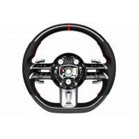 Руль AMG 2021-Style (Карбон, 4pin) для Mercedes CLA C118 2019- гг