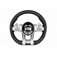 Руль AMG 2018-Style (черный, 4pin) для Mercedes EQB 2021- гг