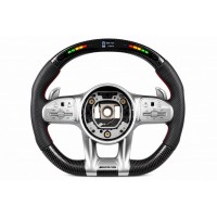 Руль AMG 2018-Style (Карбон, LED, 4pin) для Mercedes EQB 2021- гг