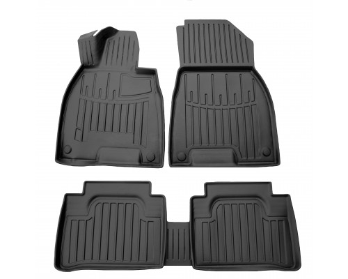 Резиновые коврики Stingray 3D (5 шт) для Mercedes EQE