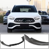 Накладка на Передний Бампер Lip (для AMG/AMG-Line, Карбон) для Mercedes GLA H247 2020- гг
