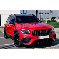 Передняя решетка Panamericana GT (для AMG-Line 2019-2023) С местом под камеру для Mercedes GLB X247 2019- гг