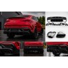 Задний диффузор с насадками Black (дизайн GLE63) для Mercedes GLE coupe C167 2019- гг