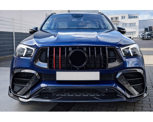 Передняя решетка Rocket (для AMG-Line/GLE53/GLE63 2019-2023) для Mercedes GLE coupe C167 2019- гг