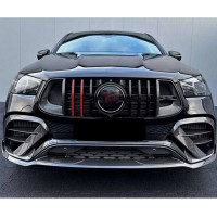 Решетка радиатора GT Panamericana GT-R Carbon (для AMG-Line/GLE53/GLE63 2019-2023) для Mercedes GLE coupe C167 2019- гг